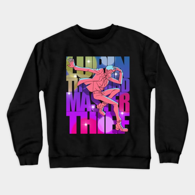 Lupin III - Jump! - Part II OP Variation Crewneck Sweatshirt by Loopawn